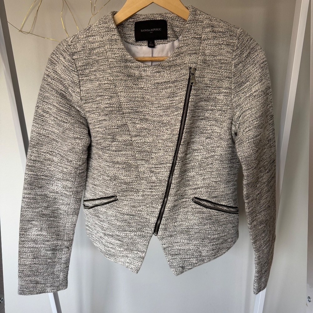 Banana Republic Factory Black And White Jacket